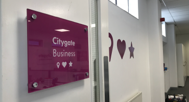 Acrylic sign example